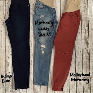 Bundle of 3 Maternity Jeans Size M
